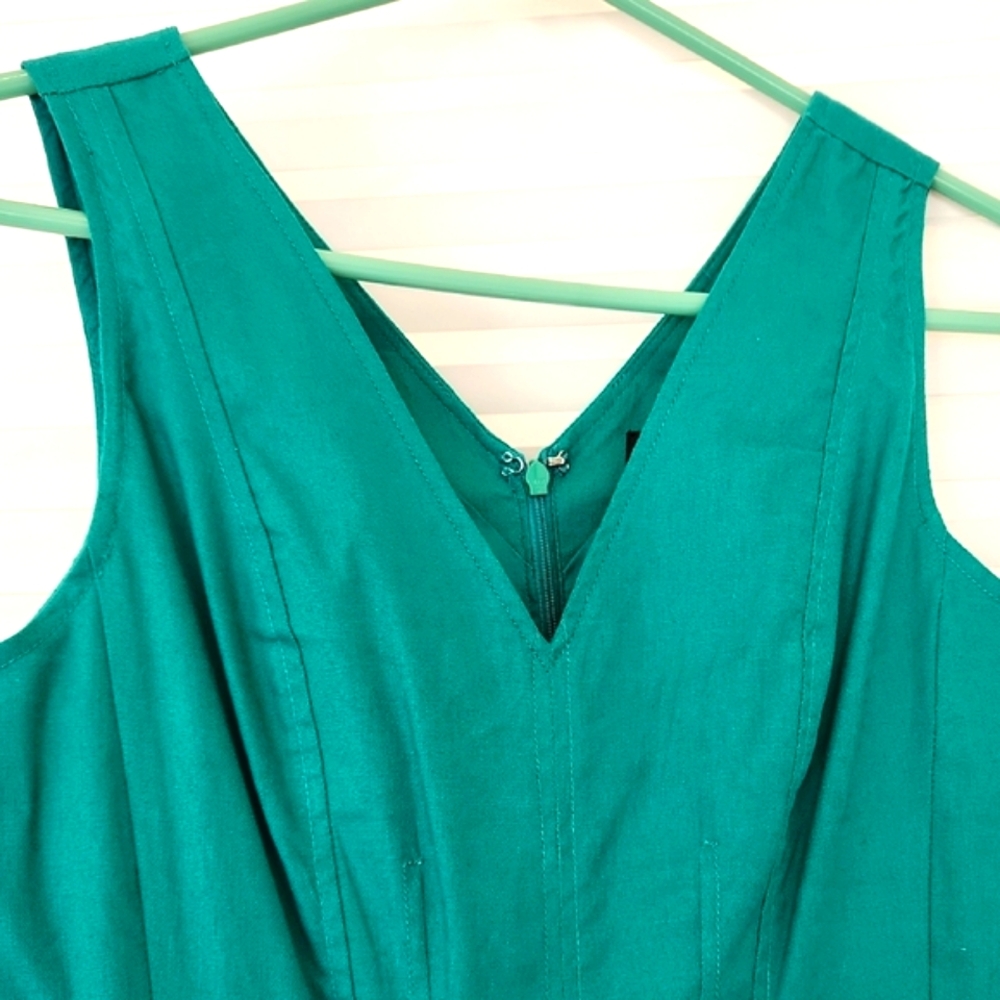 Banana Republic Green Linen Blend Dress